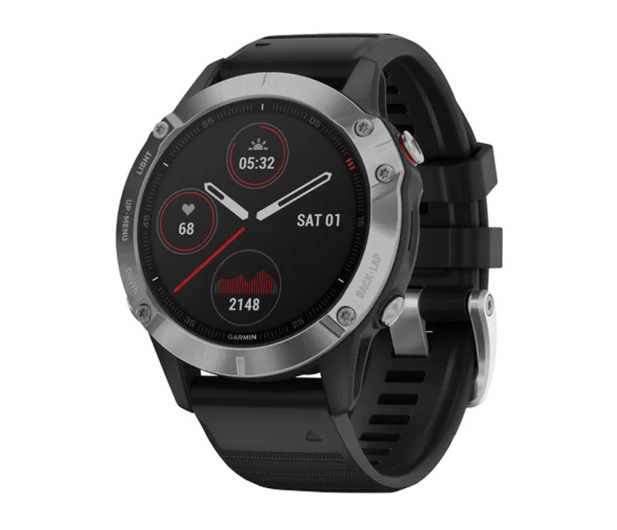 Garmin Fenix 6 srebrno - czarny - 513419 - zdjęcie